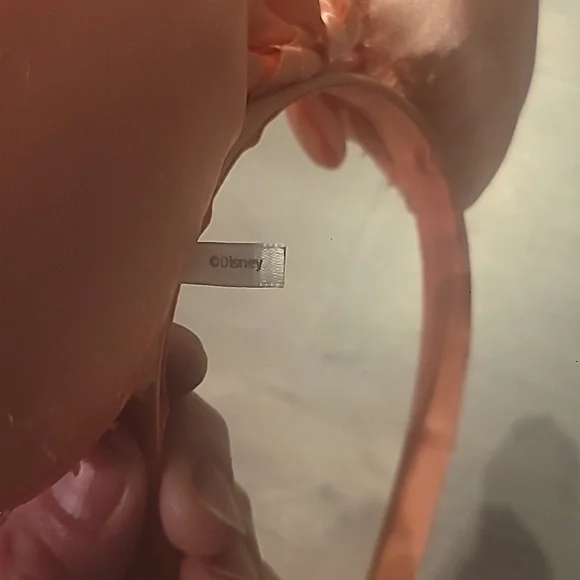 Disney Minnie Mouse Pink Floral Rose Ears Women Or Kids 💕💗☺️ - Picture 5 of 6